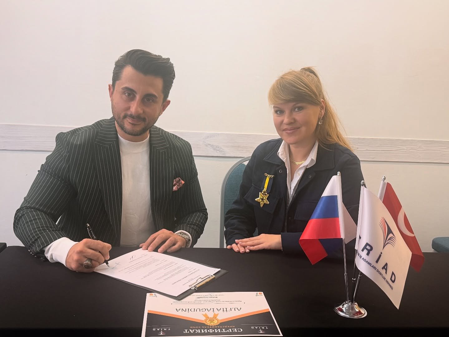 Türk-Rus İş İnsanları Derneği Soçi Bölge Başkanlığı Ataması